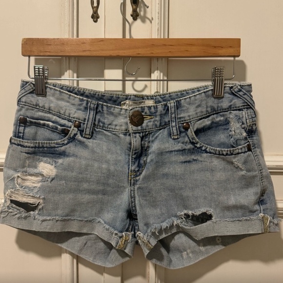 SOLD Free People Jean Shorts BUNDLE - Picture 4 of 7